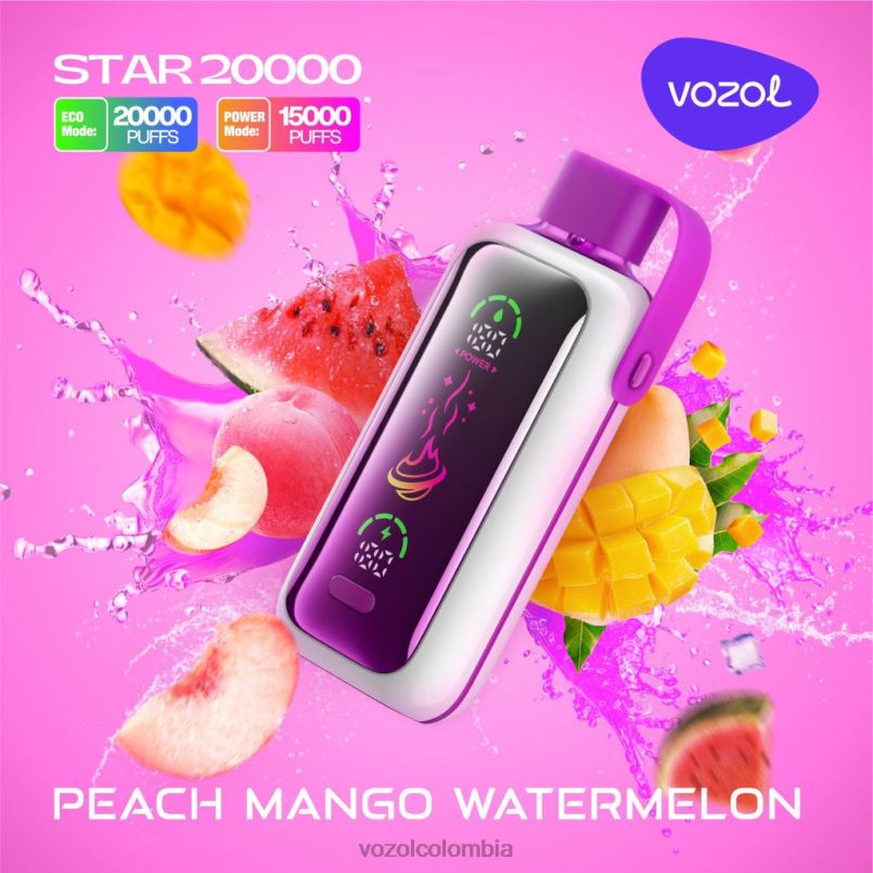 VOZOL Review - VOZOL STAR 20000 sandia mango durazno RNR2N16