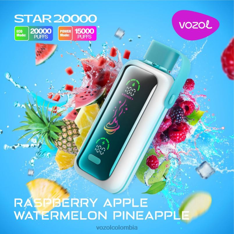 VOZOL Vape Buy - VOZOL STAR 20000 frambuesa manzana sandía piña RNR2N18