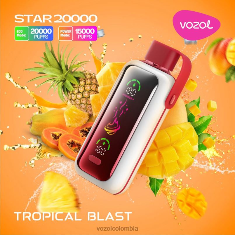 VOZOL Vape Colombia - VOZOL STAR 20000 explosión tropical RNR2N2