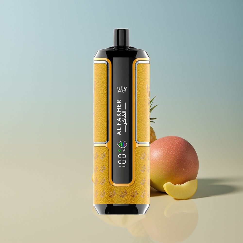Al Fakher Crown Bar 15K Hypermax Mango Piña Ligero Portátil