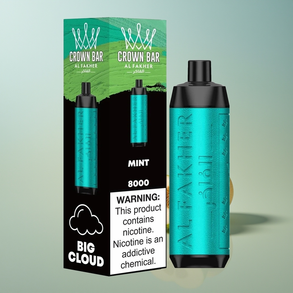 Al Fakher Crown Bar 8000 Crystal Barra de Cristal con Batería 600mAh