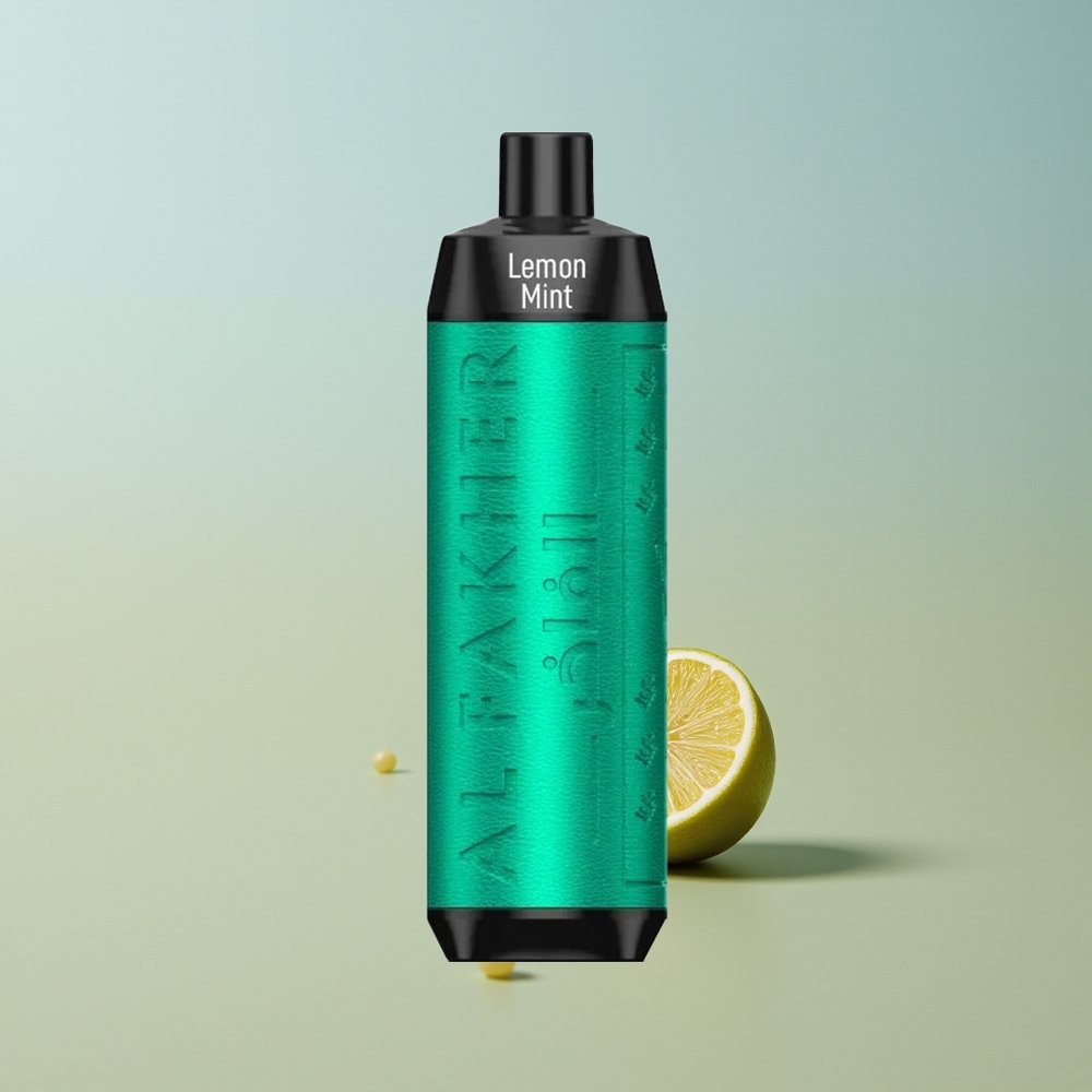 Al Fakher Crown Bar 8000 Crystal Menta Limón Cristal con Resistencia de 0.6 Ohm