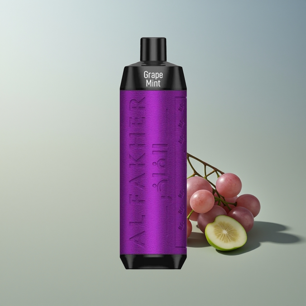 Al Fakher Crown Bar 8000 Crystal Menta Uva Cristal con Batería 600mah