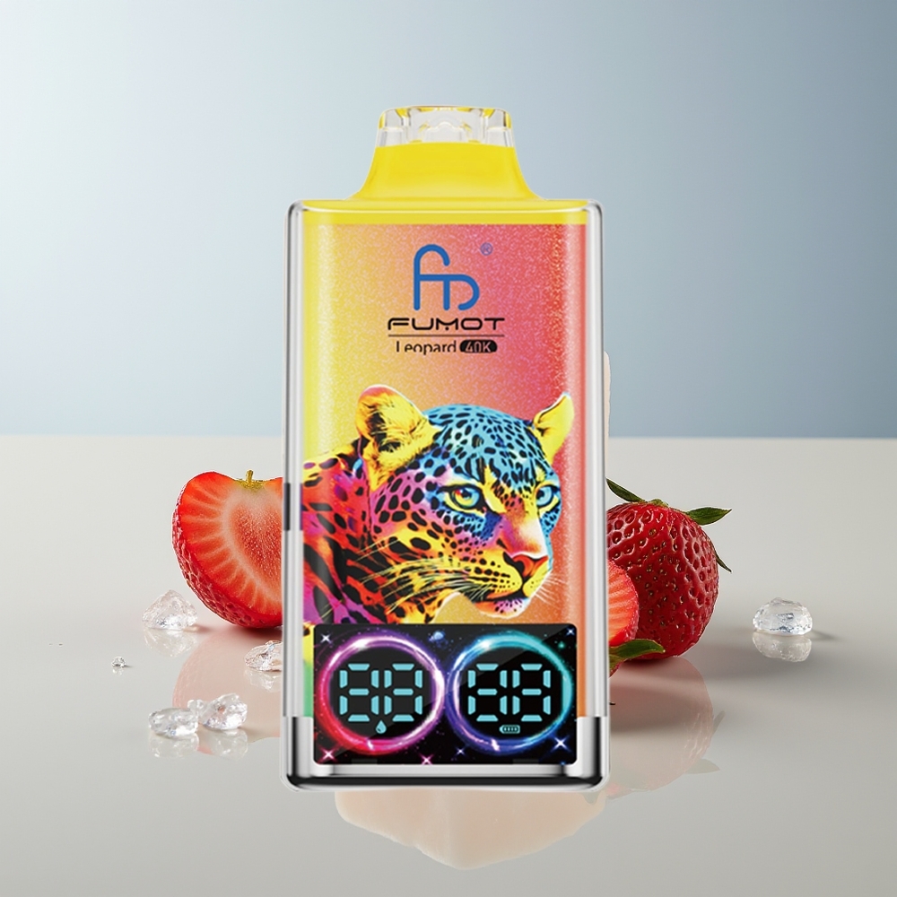 Fumot Leopard 40K Helado de Fresa con Dual Mesh