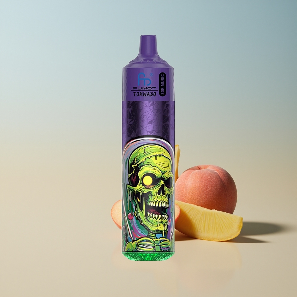 Fumot Randm Tornado 30000 Durazno Mango Piña con Pantalla LED