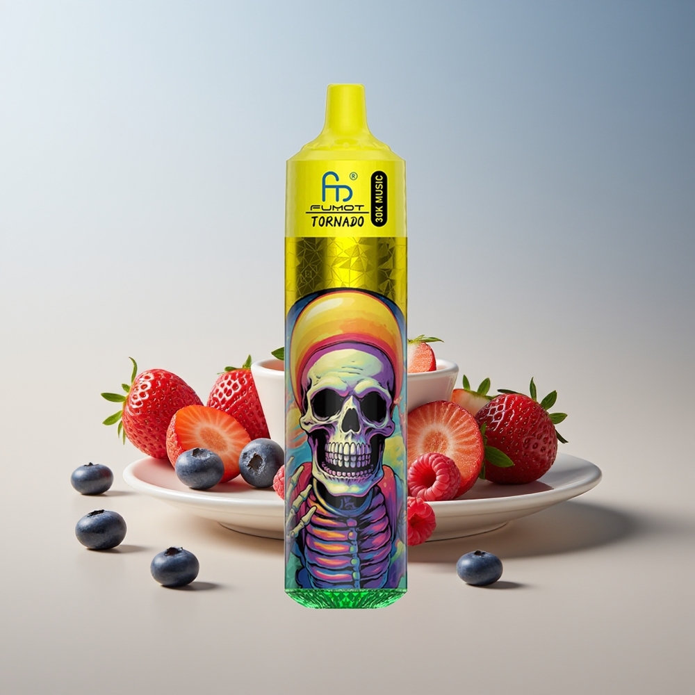 Fumot Randm Tornado 30000 Fresa Arándano Frambuesa con Pantalla LED