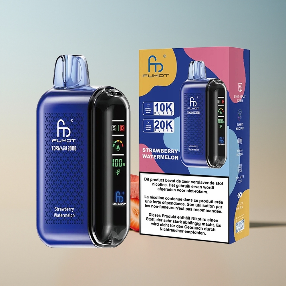 Fumot Tornado 20000 Fresa Sandía Dual Mesh