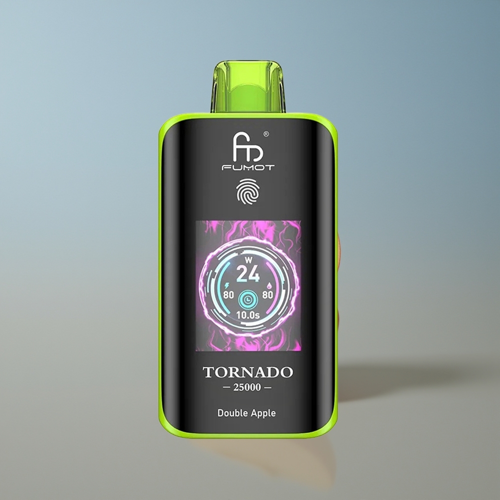 Fumot Tornado 25000 Doble Manzana con Pantalla HD