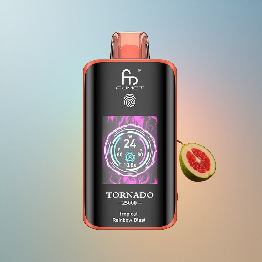 Fumot Tornado 25000 Explosión Arcoíris Tropical con Pantalla HD