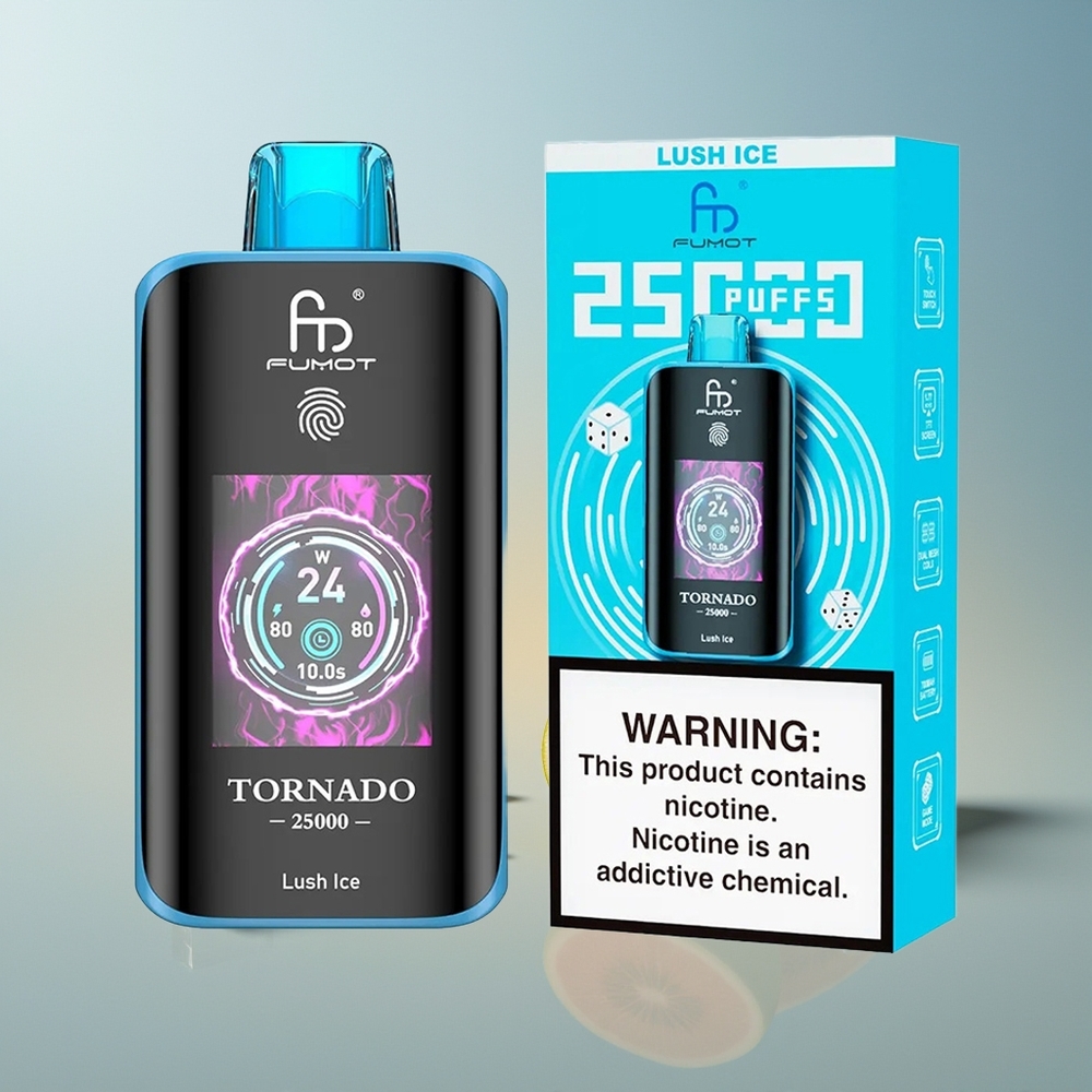 Fumot Tornado 25000 Hielo Fresco con Pantalla HD