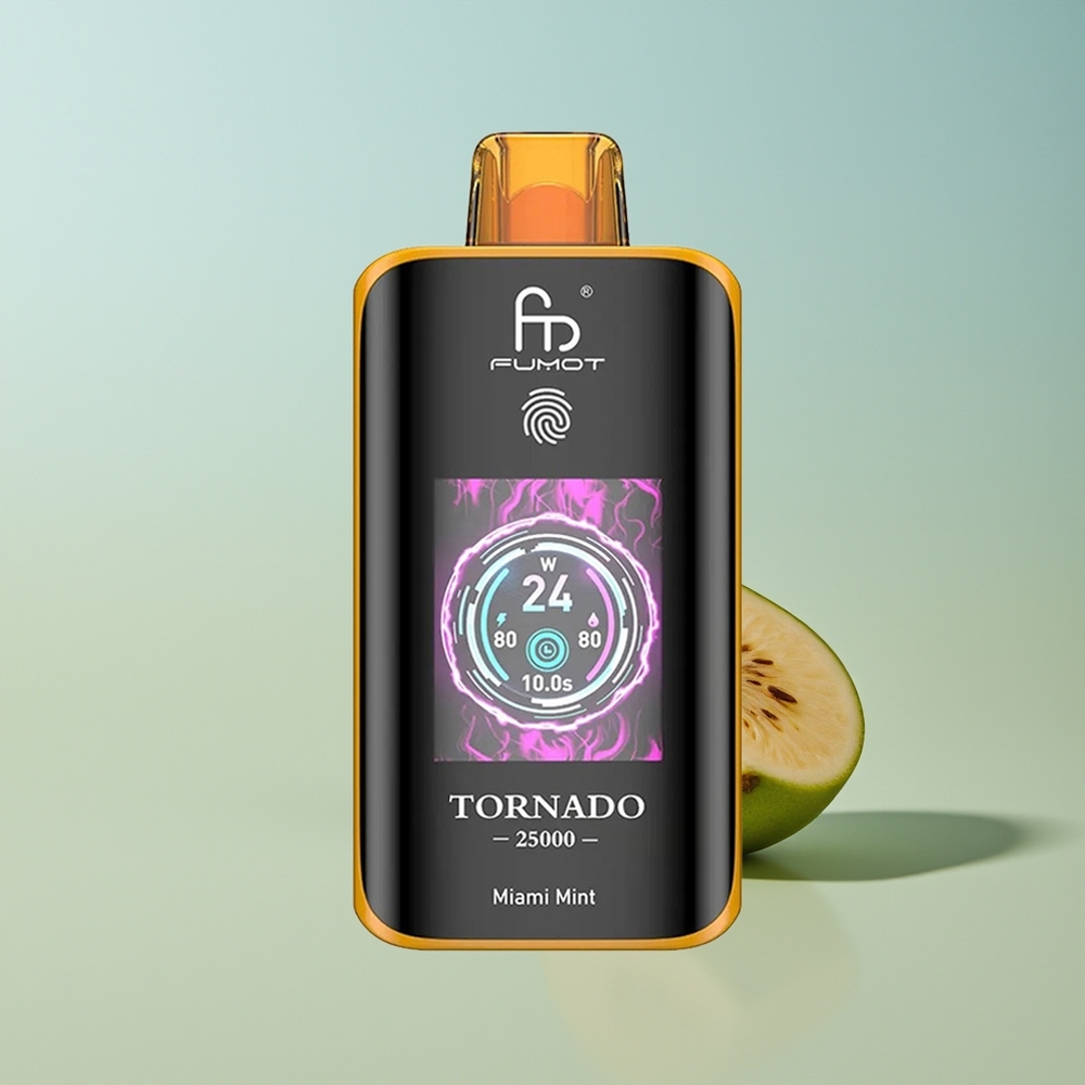 Fumot Tornado 25000 Menta Miami Pantalla HD