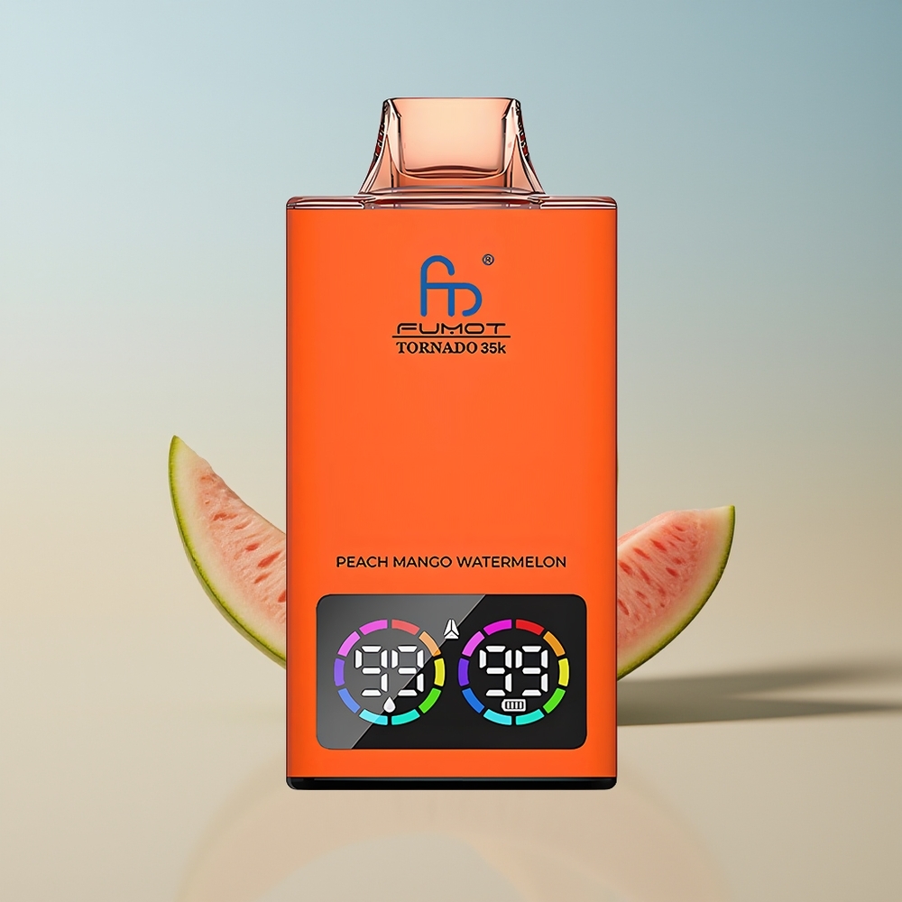 Fumot Tornado 35000 Melocotón Mango Sandía con Luz RGB Variable