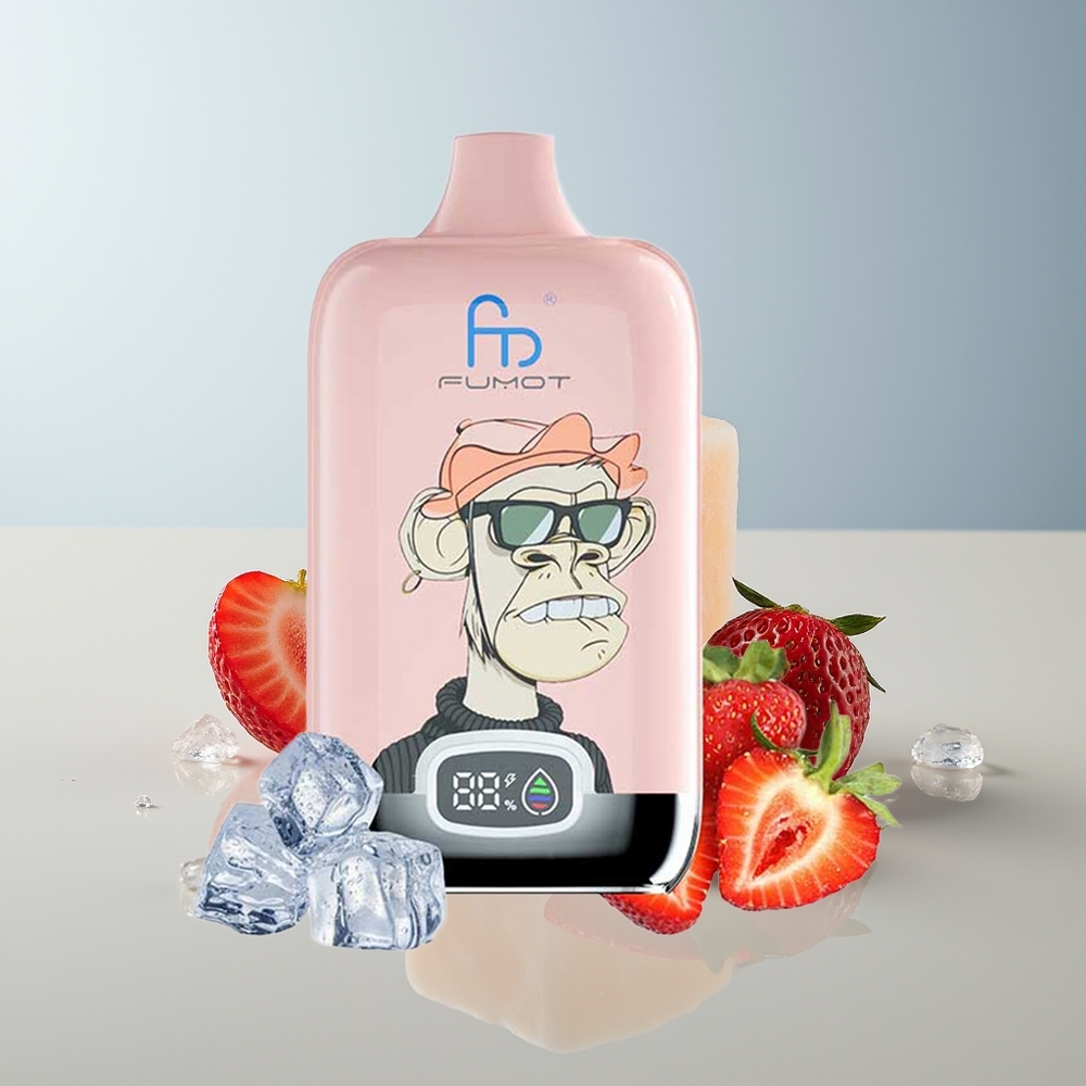 Fumot Tornado Digital Box 12000 Helado de Fresa Tipo-C 20ml