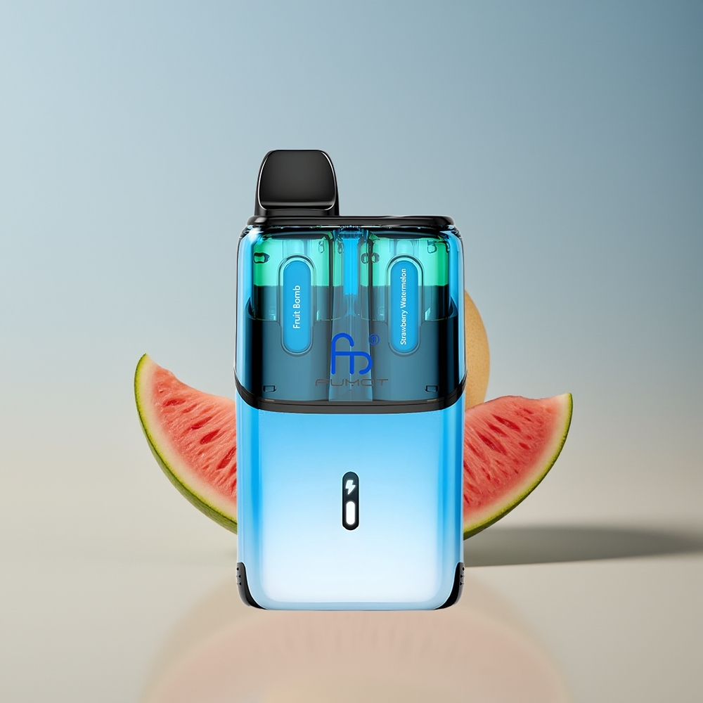 Fumot Ultra T32000 Bomba de Fruta - Fresa Sandía con Carga Rápida Tipo-C