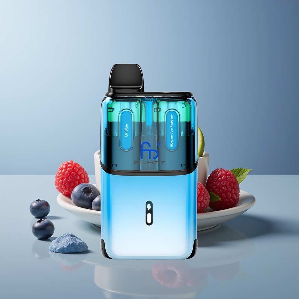 Fumot Ultra T32000 Dr Blue - Arándano Frambuesa Ácida con Carga Rápida Tipo-C