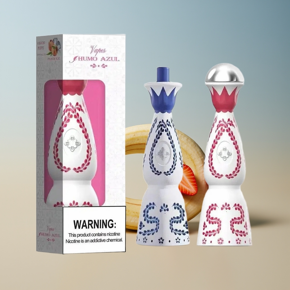 Humo Azul 15000 Fresa Plátano 20mL