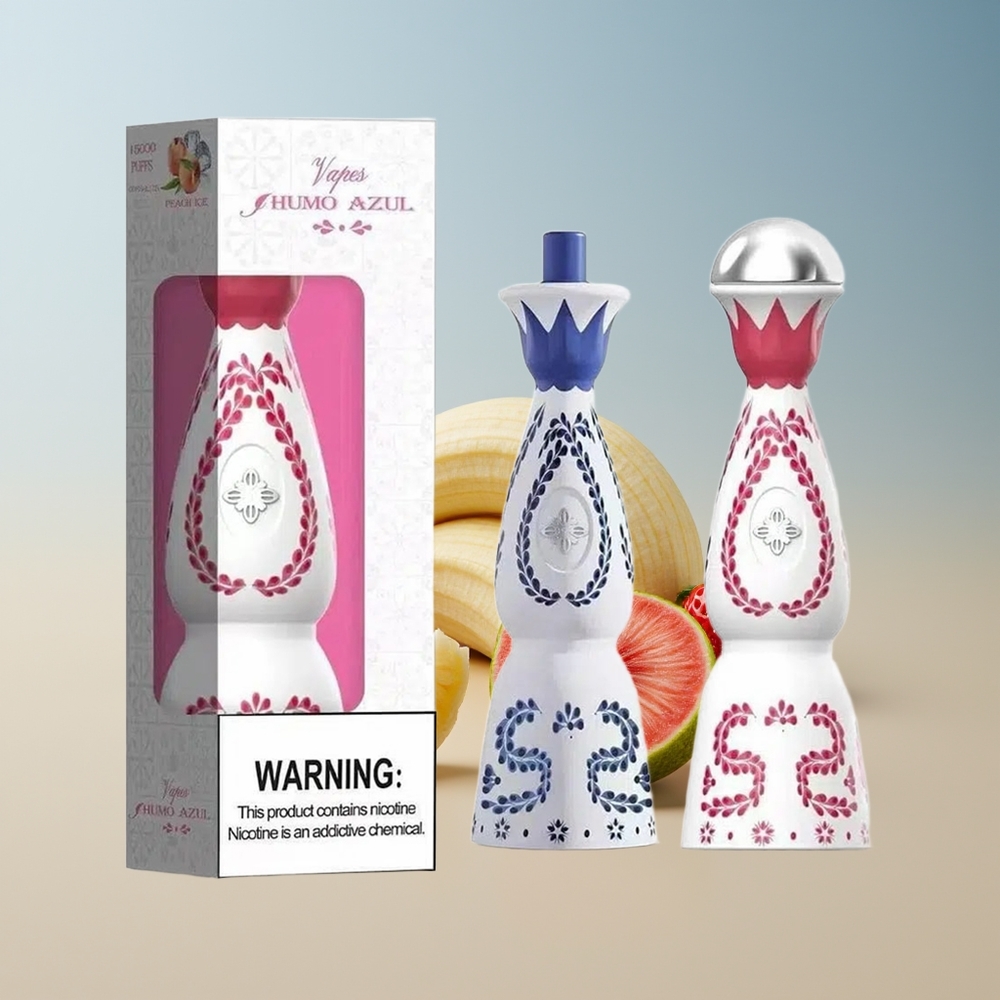 Humo Azul 15000 Fresa Plátano Pitahaya 20mL