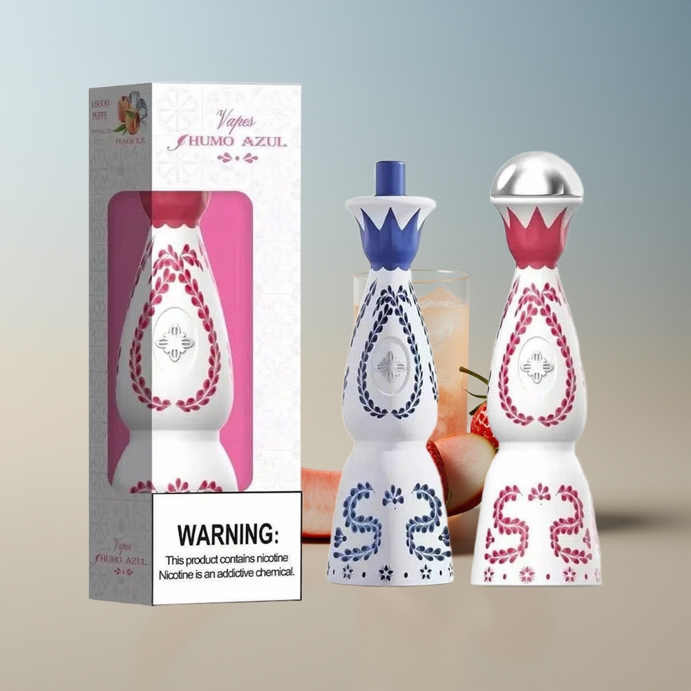 Humo Azul 15000 Oso de Fresa 20mL