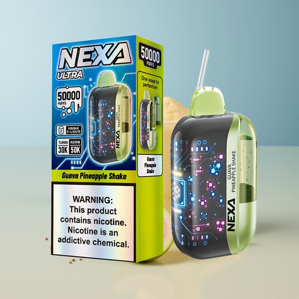NEXA Ultra 50000 Batido de Guayaba y Piña con Pantalla Curva 3D