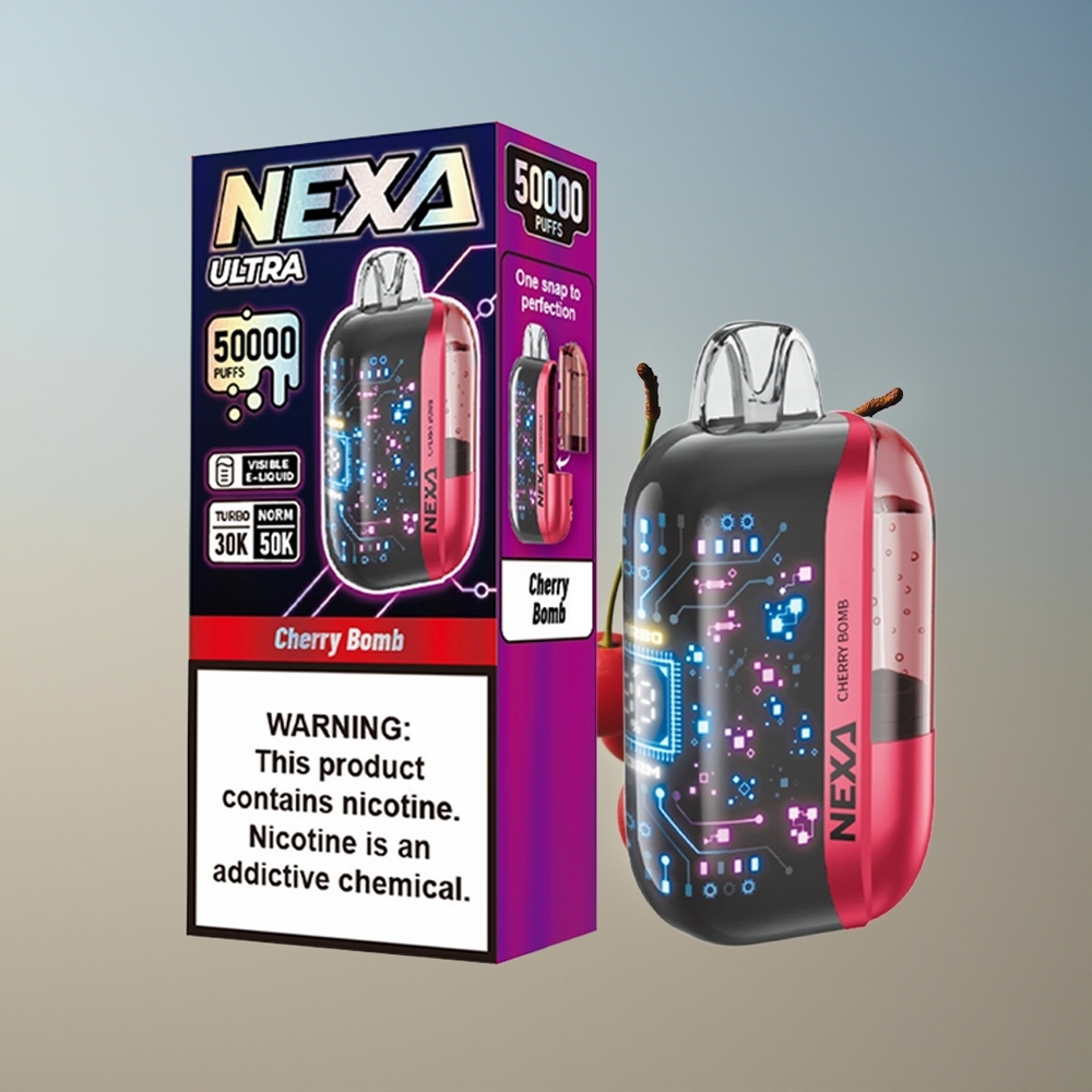 NEXA Ultra 50000 Cereza Bomp Pantalla Curva 3D
