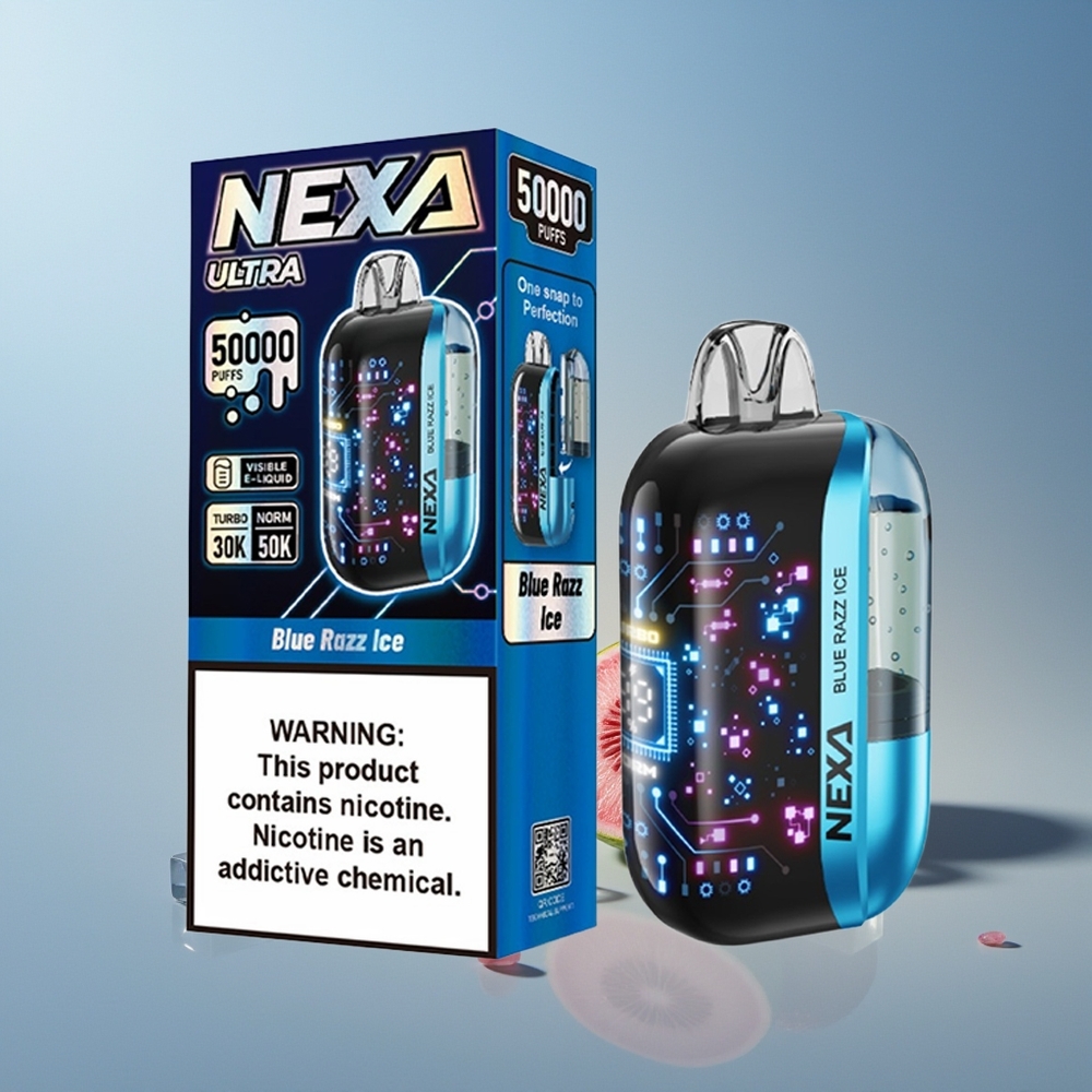 NEXA Ultra 50000 Helado de Frambuesa Azul con Pantalla 3D Curva