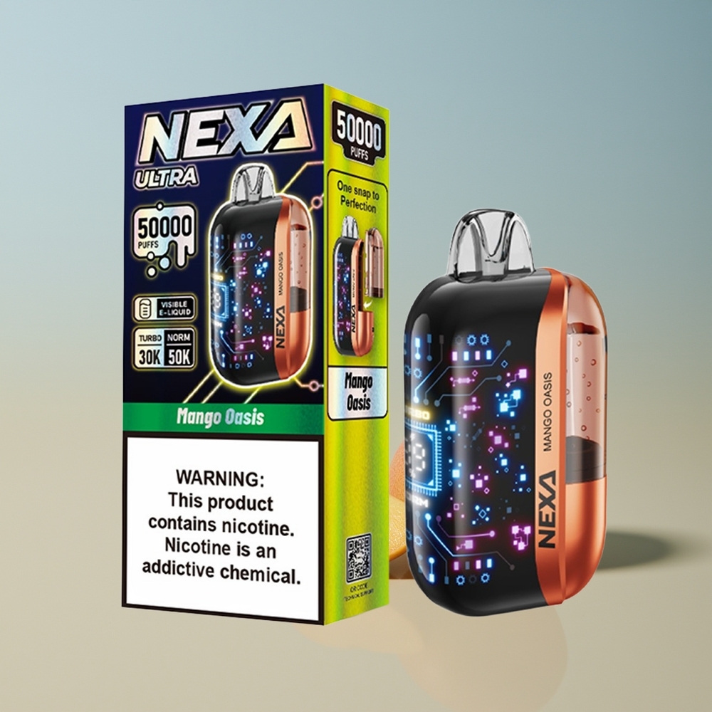 NEXA Ultra 50000 Oasis de Mango con Pantalla Curva 3D