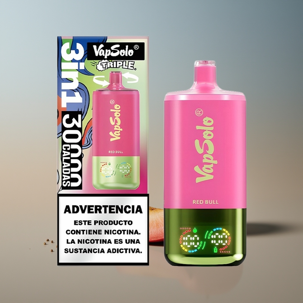 Vapsolo Triple 30000 Toro Rojo Tipo-C 40ml