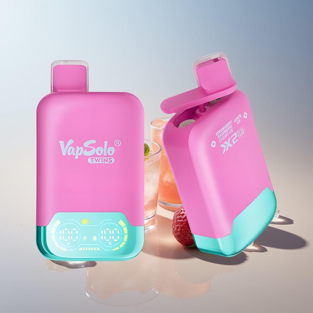 Vapsolo Twins 20000 Fresa Frambuesa Cereza Hielo & Uva Hielo 40ml