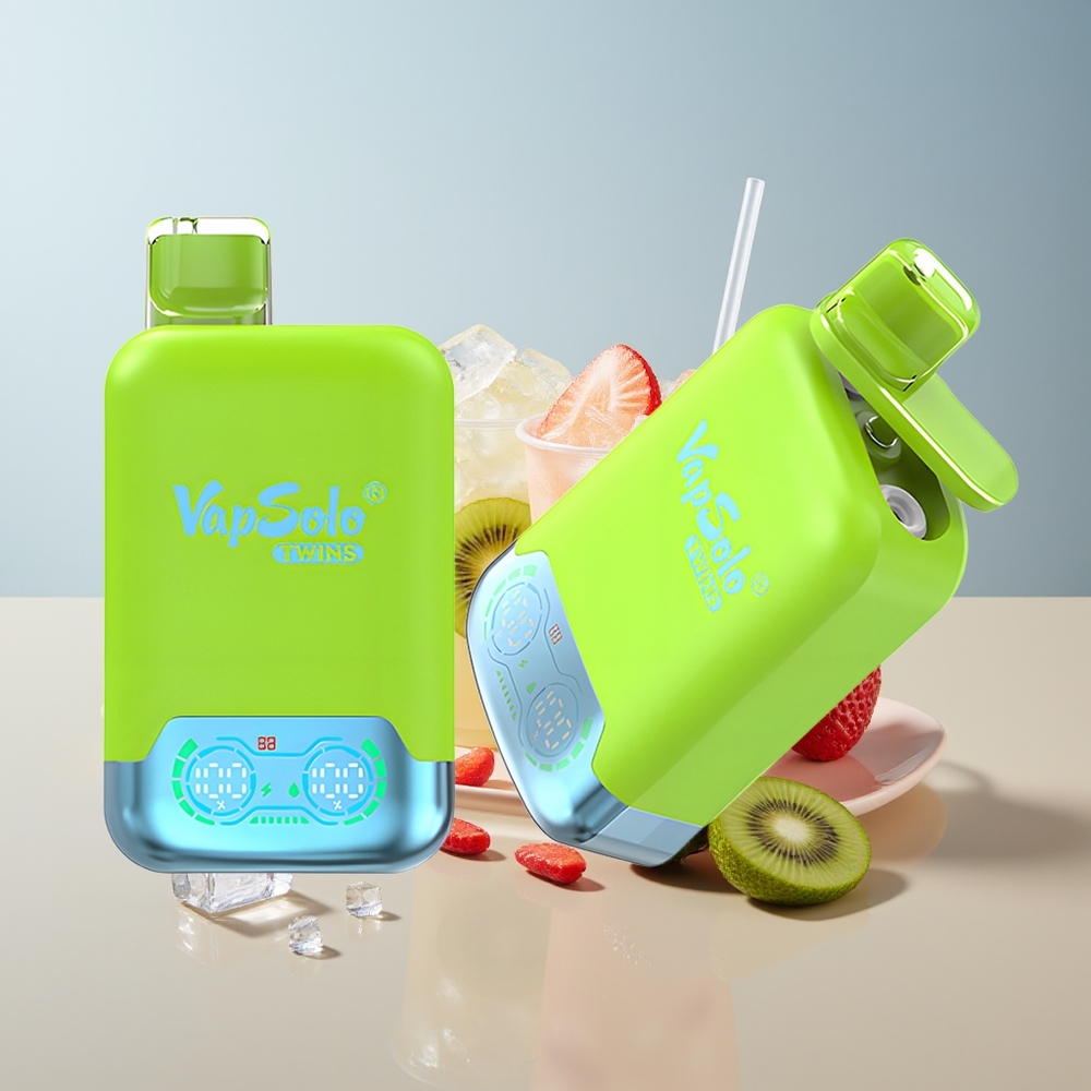 Vapsolo Twins 20000 Fresa Kiwi & Fresa Frambuesa Cereza Hielo con 40 ml