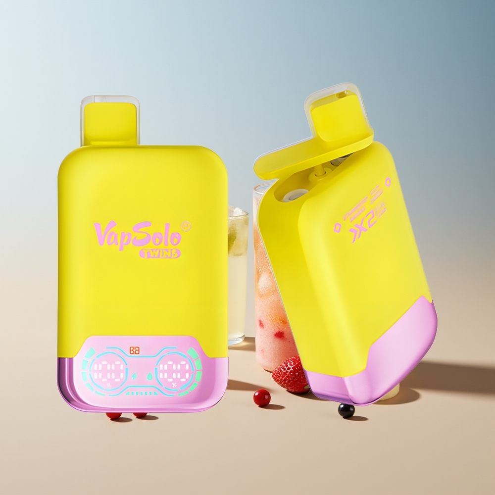 Vapsolo Twins 20000 Fresa Plátano & Cereza Efervescente con 40 ml