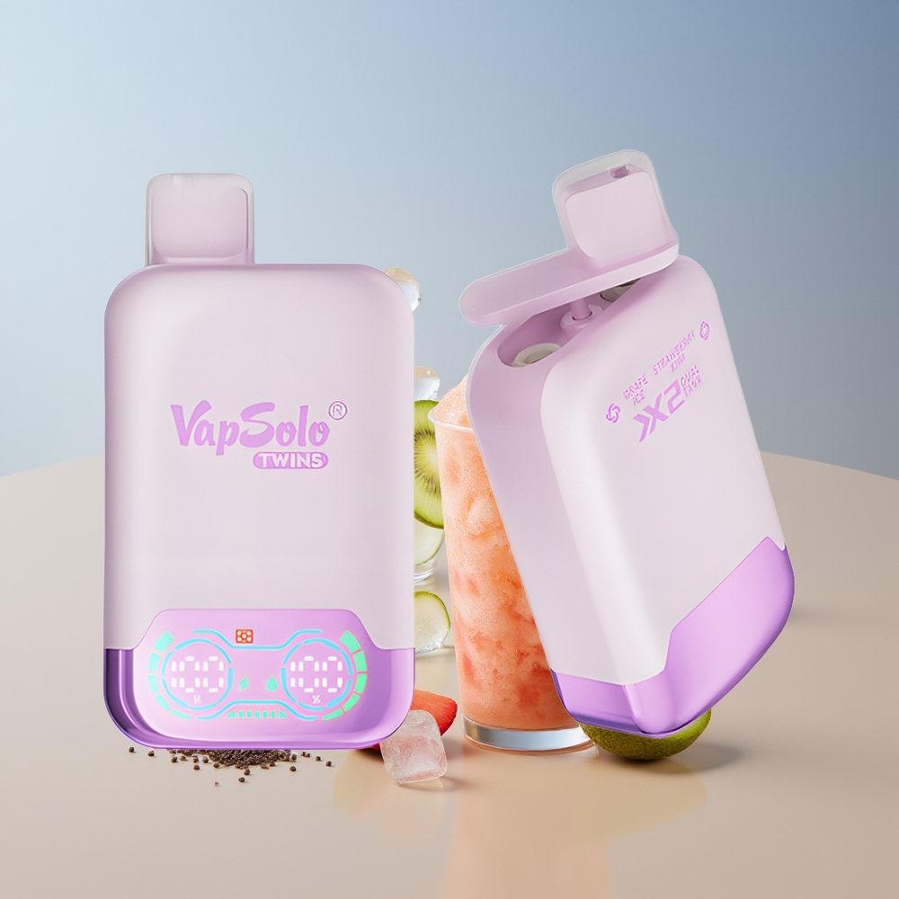 Vapsolo Twins 20000 Helado de Uva & Fresa Kiwi con 40ml