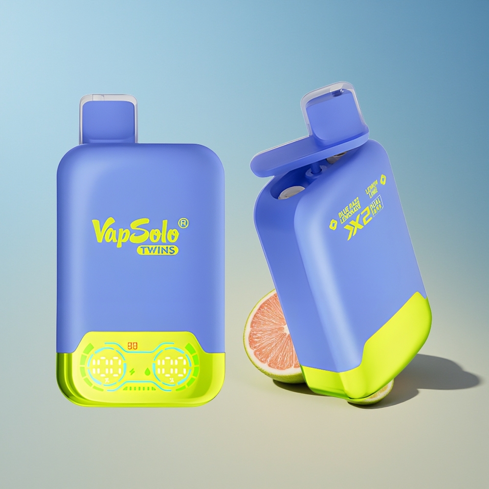 Vapsolo Twins 20000 Limón Lima & Frambuesa Azul con 40 ml