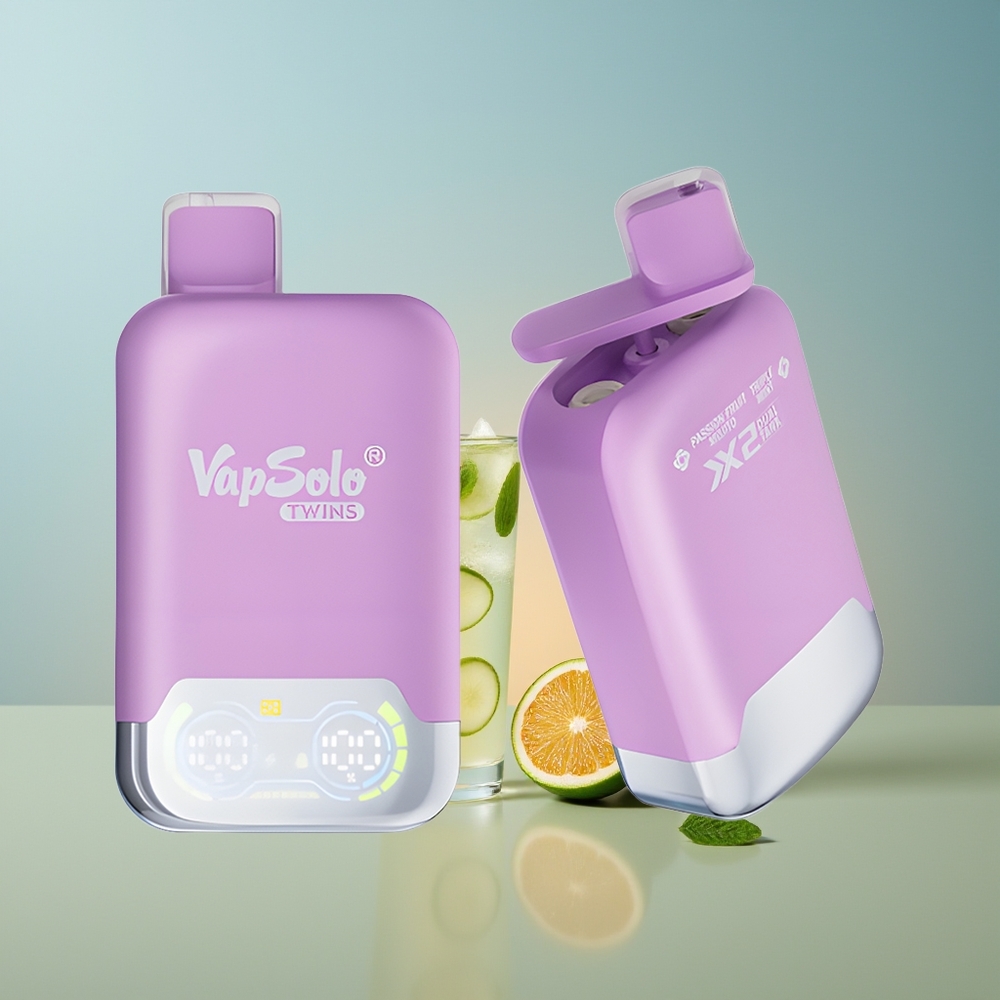 Vapsolo Twins 20000 Maracuyá Mojito & Triple Menta con Tipo-C