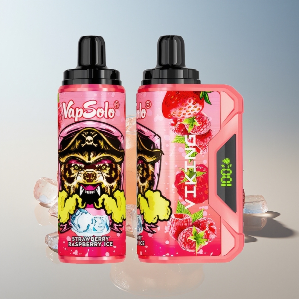 VapSolo VIKING 12000 Fresa Frambuesa Hielo 22ml