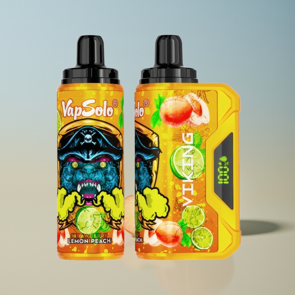 VapSolo VIKING 12000 Limón Durazno Tipo-C