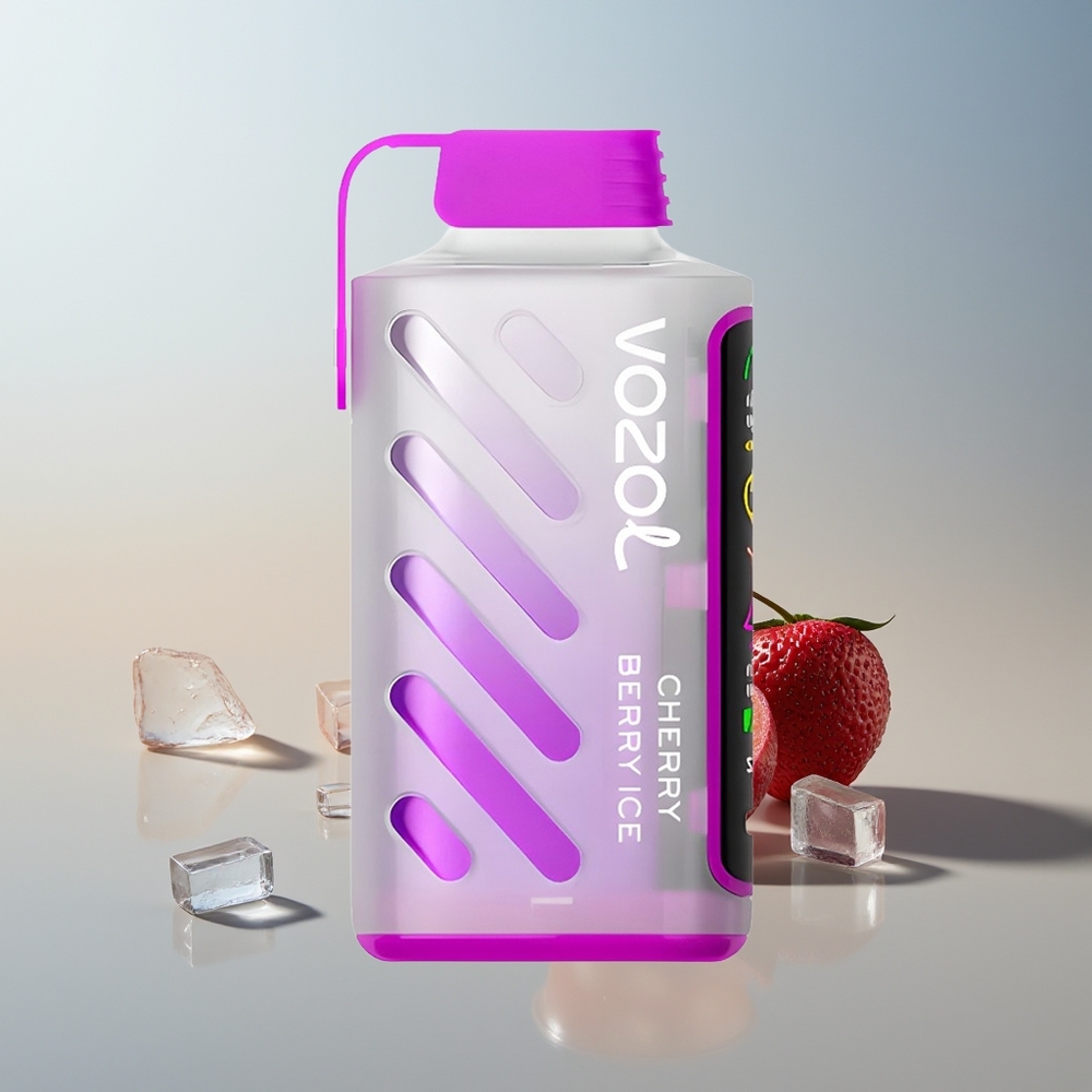 VOZOL Gear Power 20000 Cereza Baya Hielo con Dual Mesh Coil