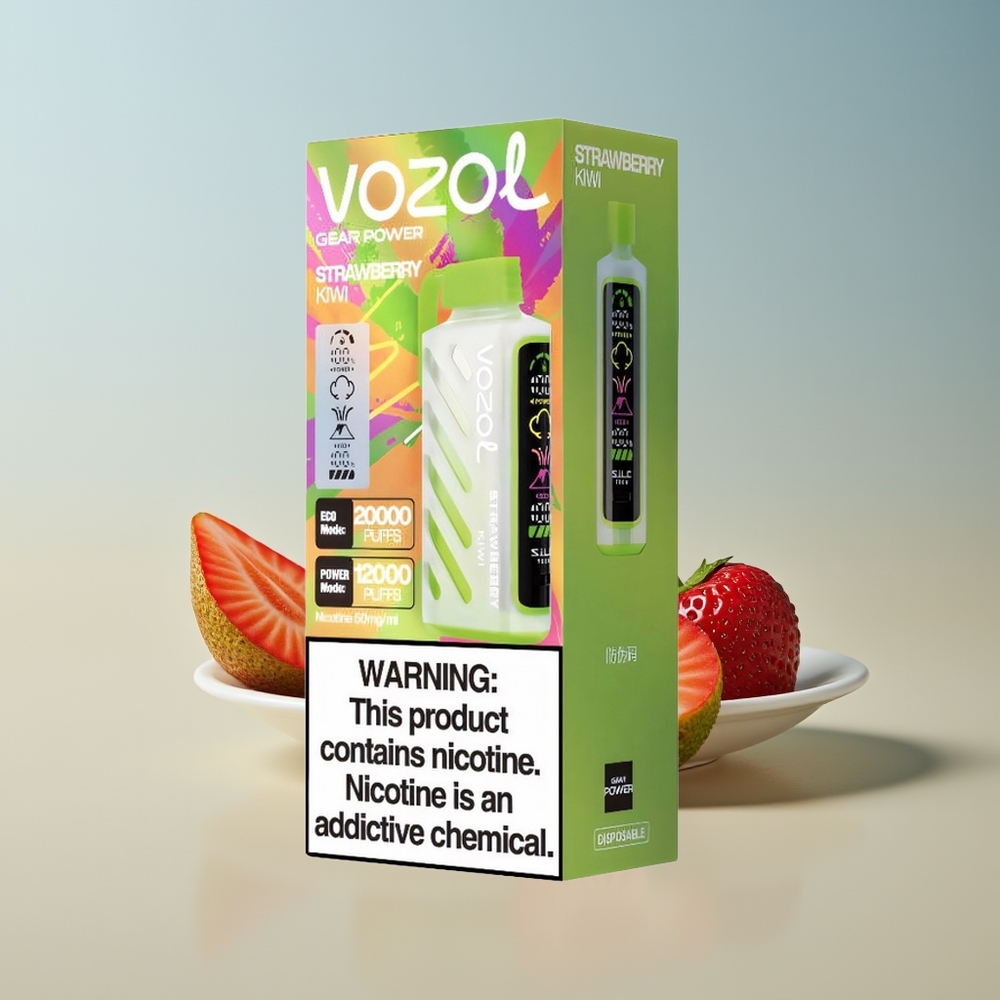 VOZOL Gear Power 20000 Fresa Kiwi Pantalla Completa 20mL
