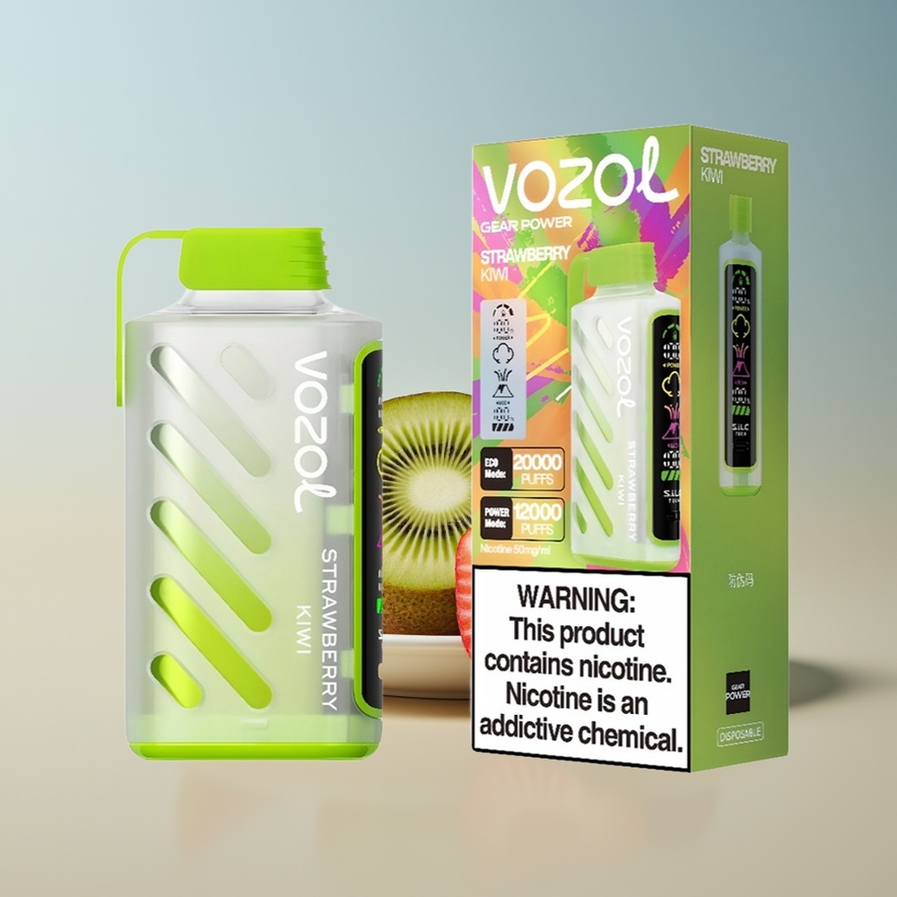 VOZOL Gear Power 20000 Fresa Kiwi Pantalla Completa 20mL