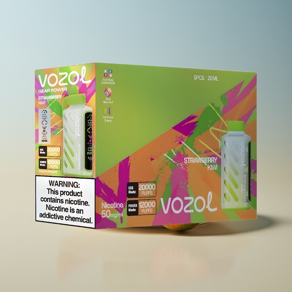 VOZOL Gear Power 20000 Fresa Kiwi Pantalla Completa 20mL