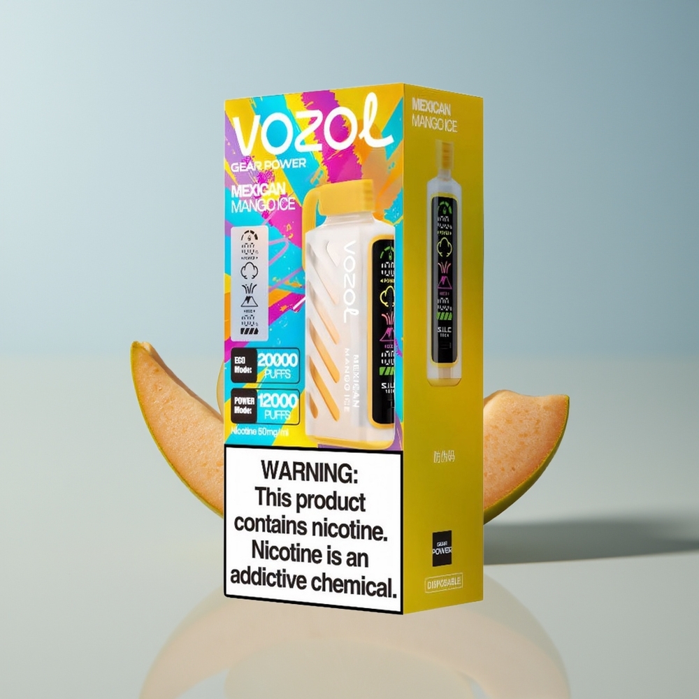 VOZOL Gear Power 20000 Helado de Mango Mexicano con Dual Mesh Coil