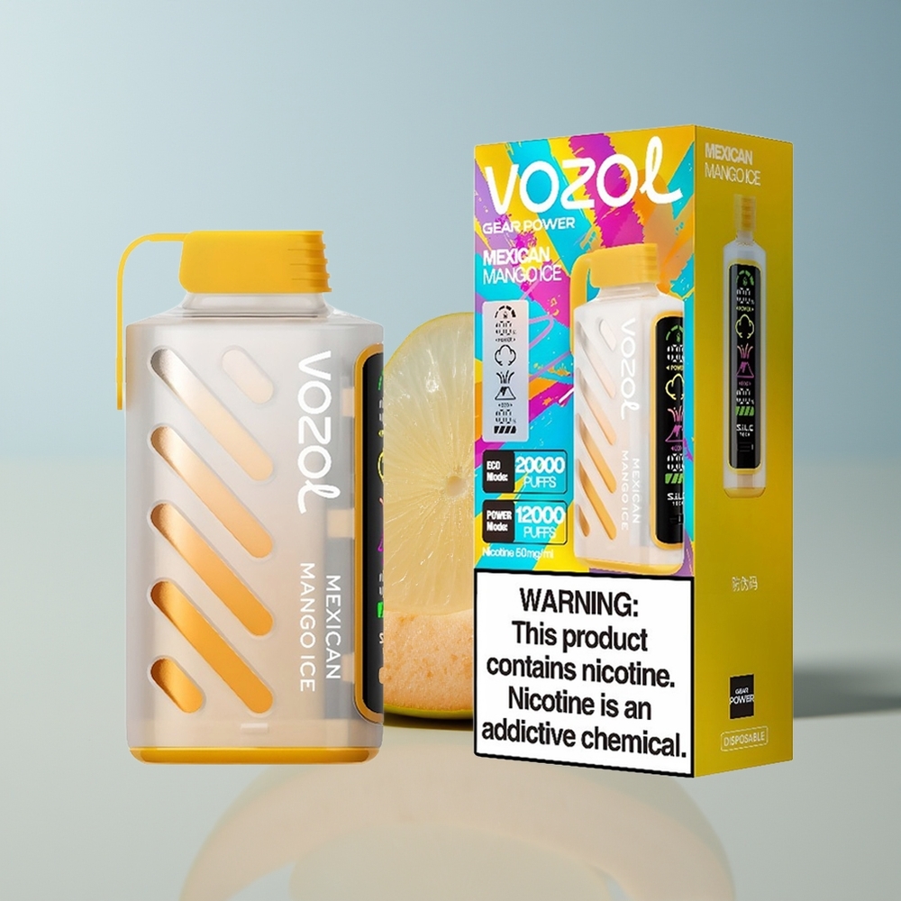 VOZOL Gear Power 20000 Helado de Mango Mexicano con Dual Mesh Coil