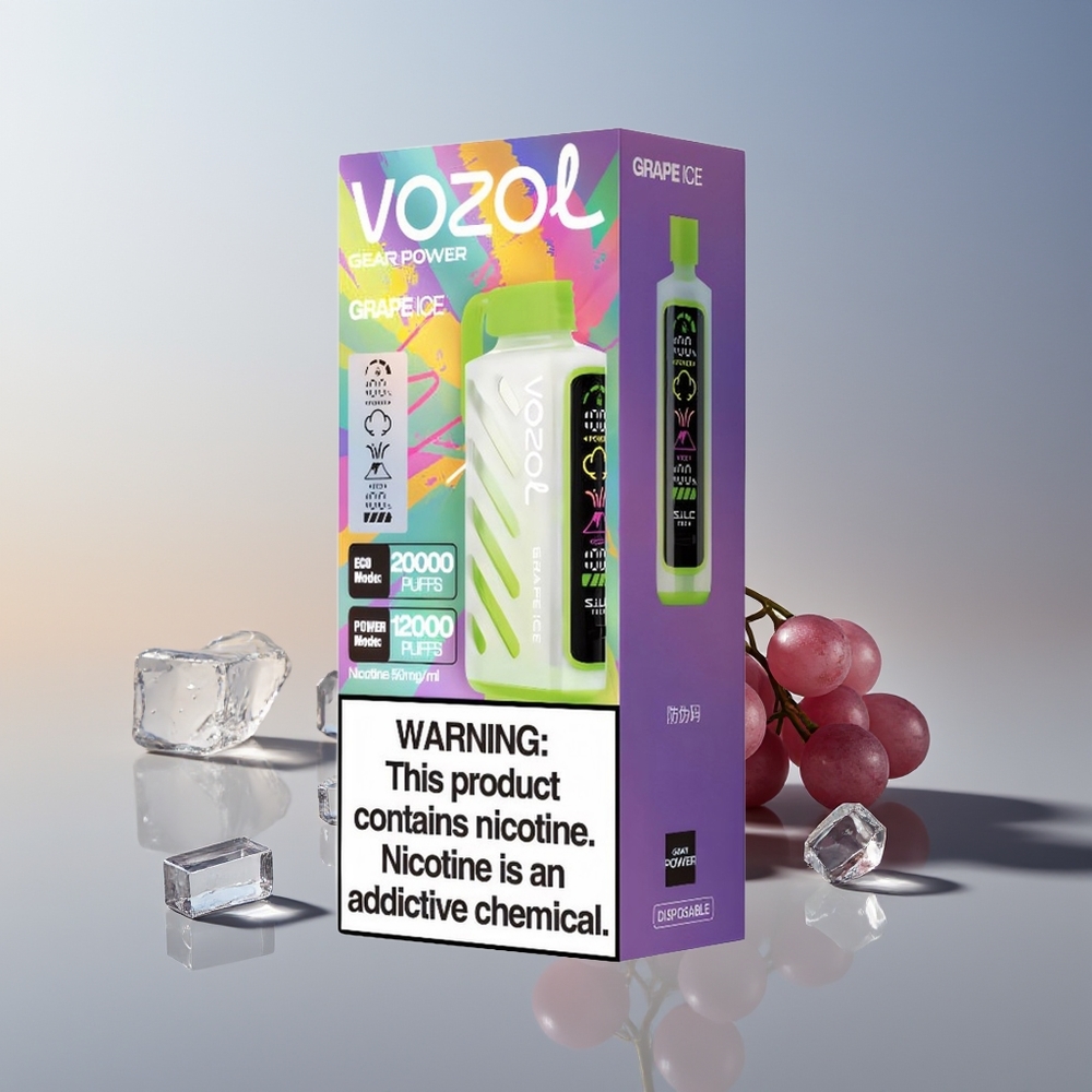 VOZOL Gear Power 20000 Helado de Uva con Doble Malla