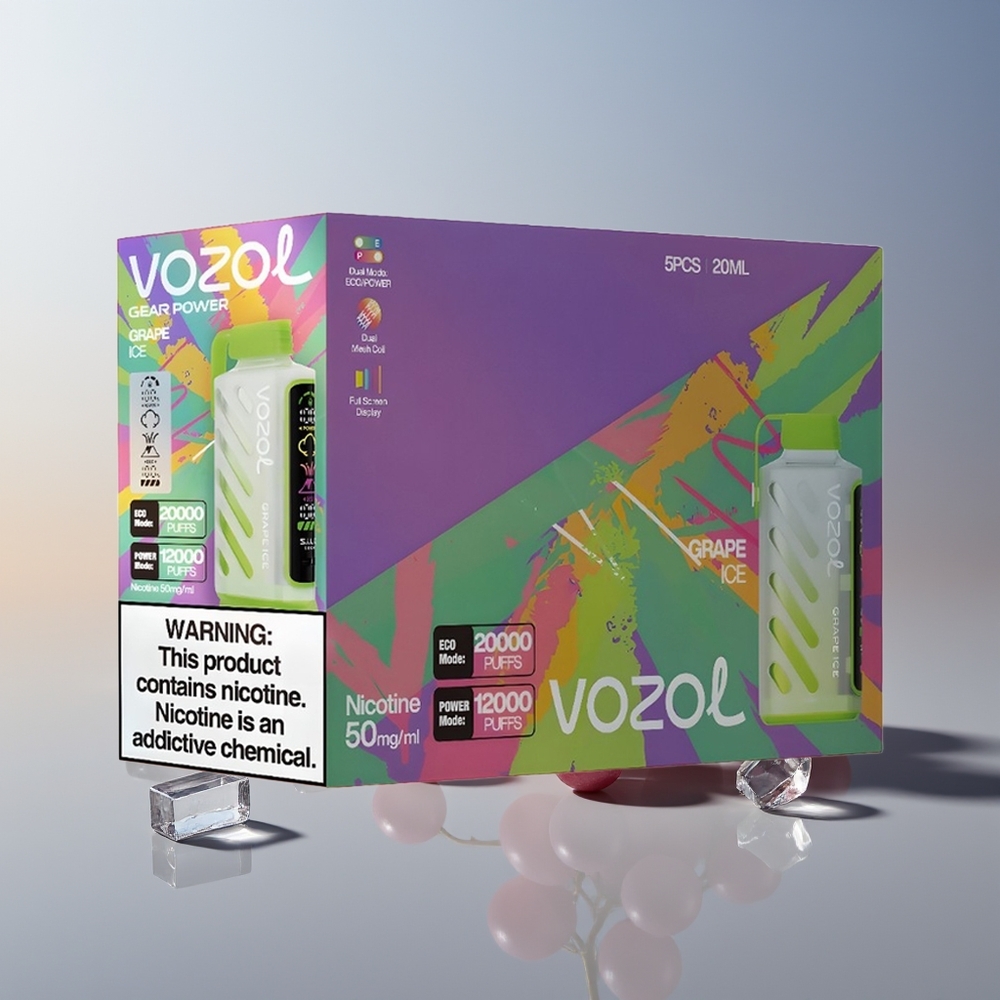 VOZOL Gear Power 20000 Helado de Uva con Doble Malla