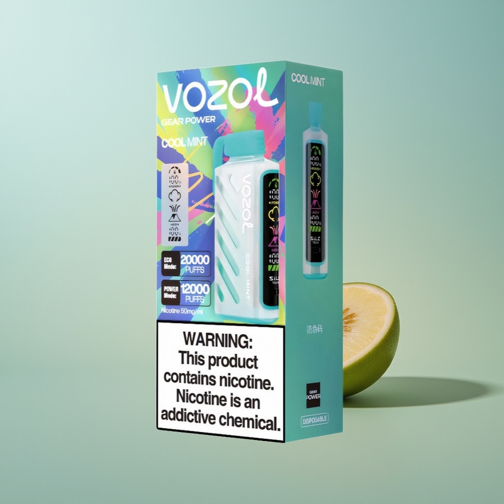 VOZOL Gear Power 20000 Menta Fresca con Pantalla Completa