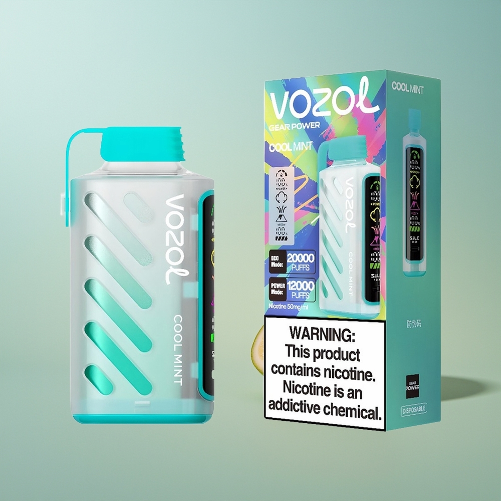 VOZOL Gear Power 20000 Menta Fresca con Pantalla Completa