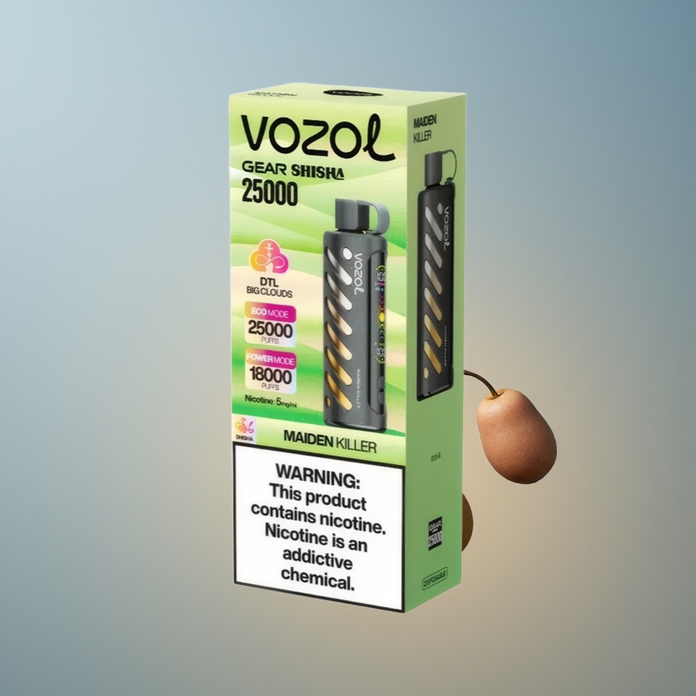 VOZOL Gear Shisha 25000 Asesino de Doncellas Sabor 30 Deliciosos