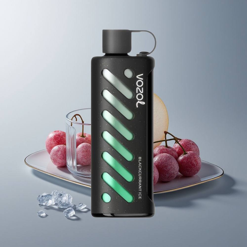 VOZOL Gear Shisha 25000 Grosella Negra Hielo con Sabor Delicioso