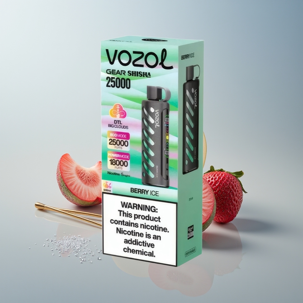 VOZOL Gear Shisha 25000 Helado de Bayas con Doble Malla