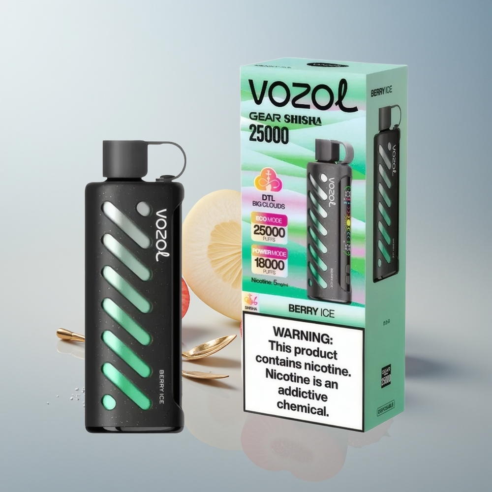 VOZOL Gear Shisha 25000 Helado de Bayas con Doble Malla