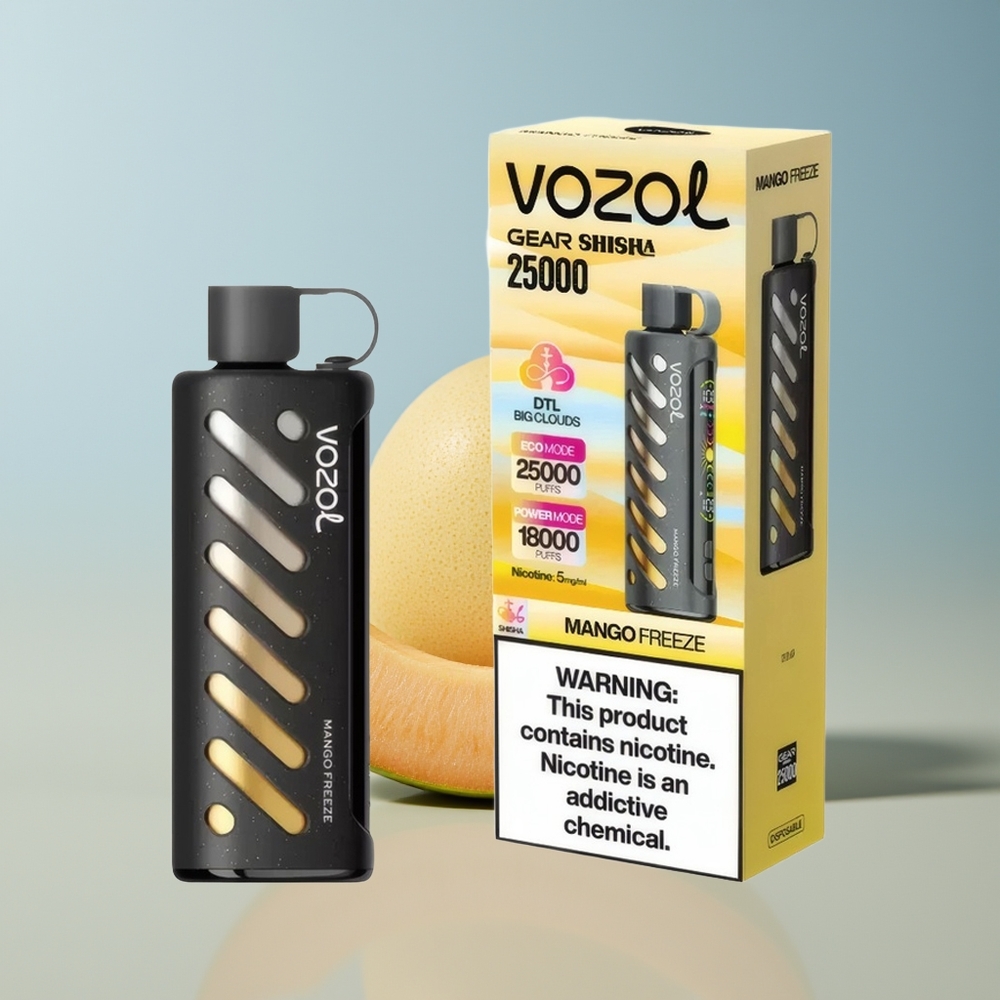 VOZOL Gear Shisha 25000 Helado de Mango con Dual Mesh